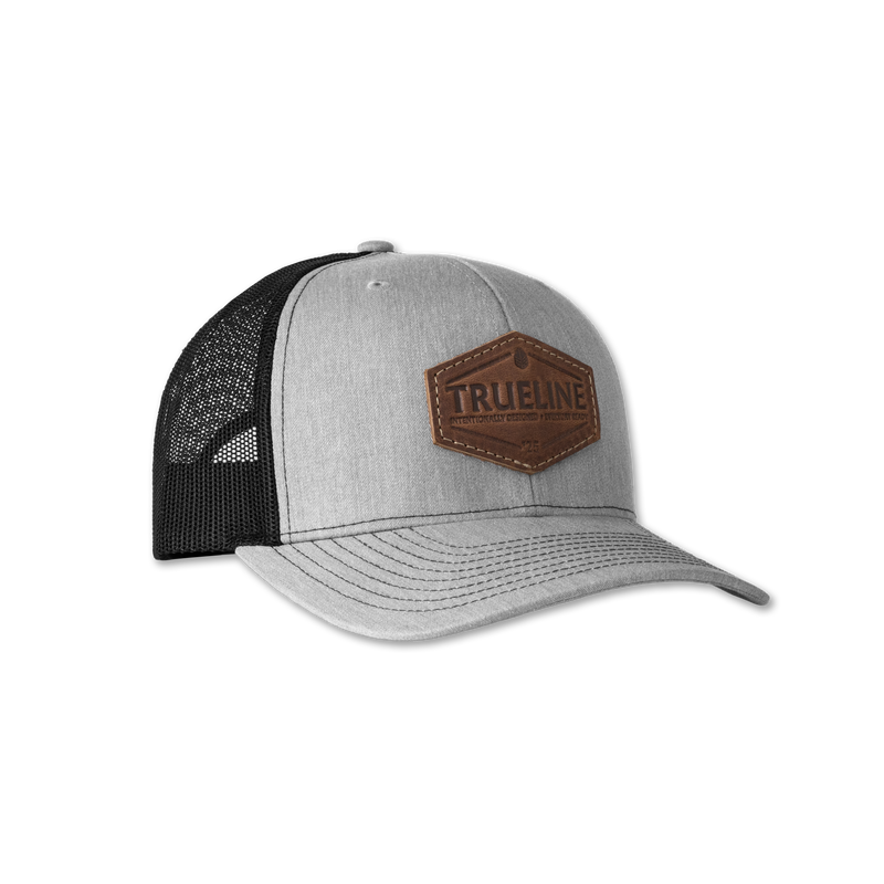 Leather Patch Hat – Heather Gray/Black