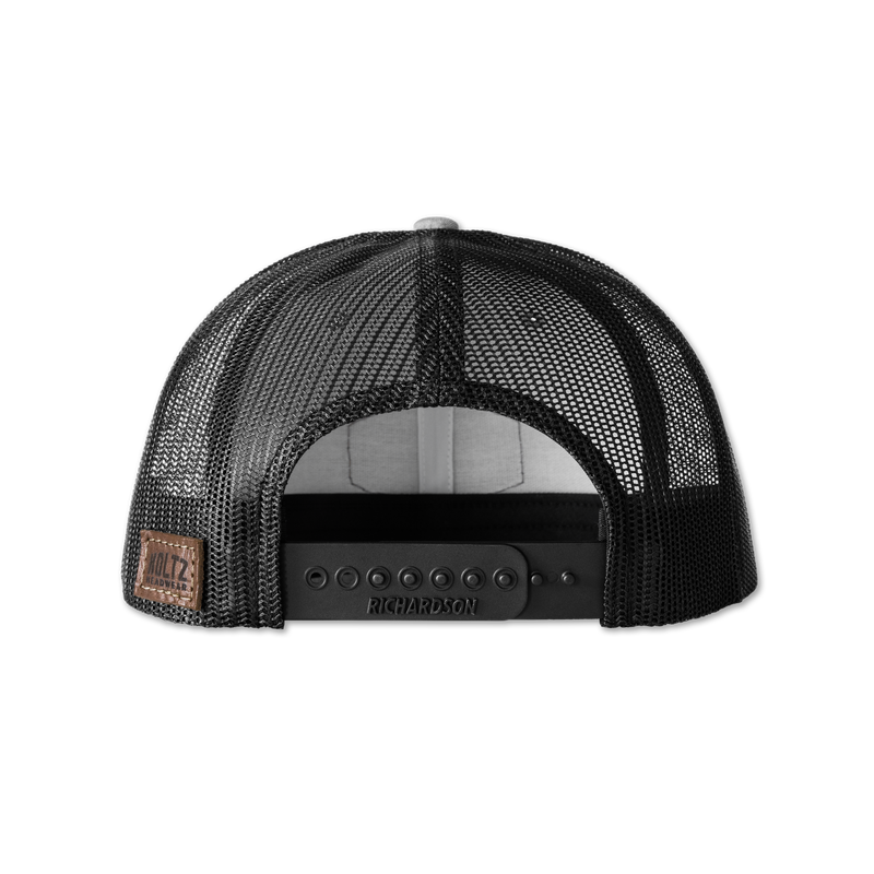 Leather Patch Hat – Heather Gray/Black