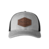 Leather Patch Hat – Heather Gray/Black