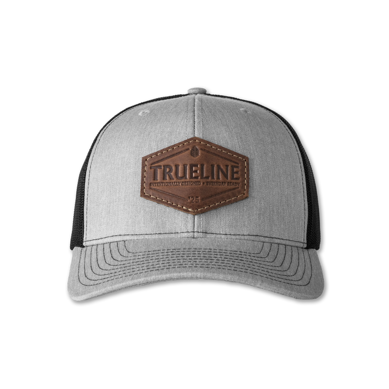 Leather Patch Hat – Heather Gray/Black