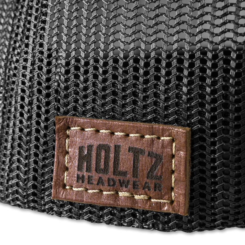 Leather Patch Hat – Heather Gray/Black