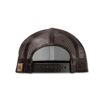 Leather Patch Hat – Khaki/Coffee