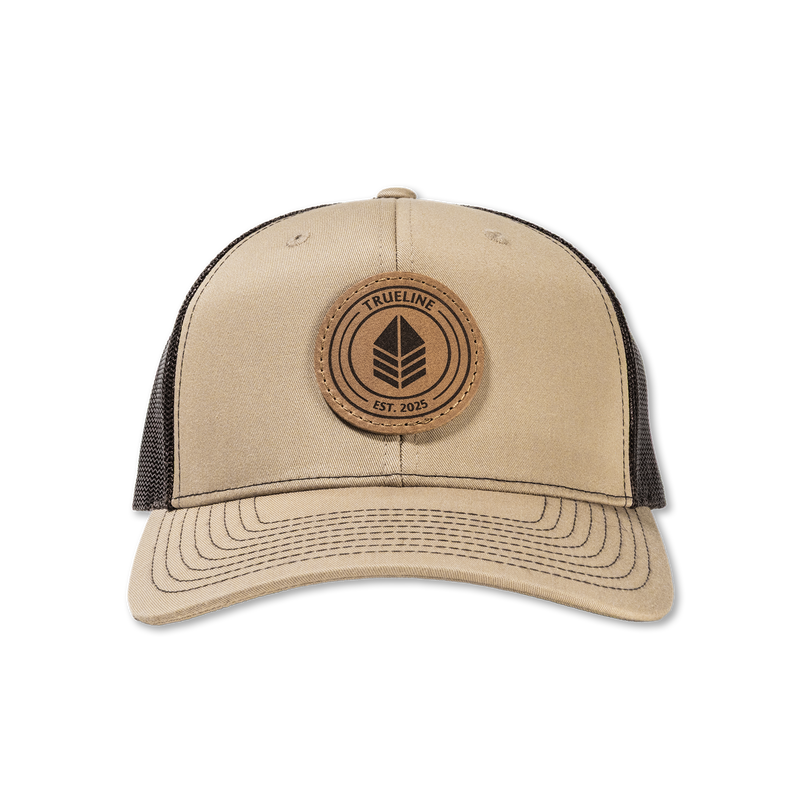 Leather Patch Hat – Khaki/Coffee