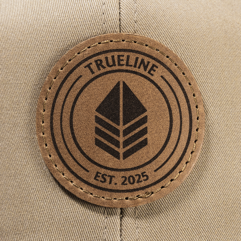 Leather Patch Hat – Khaki/Coffee
