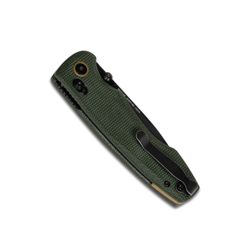 Overture Pocket Knife – Green Micarta