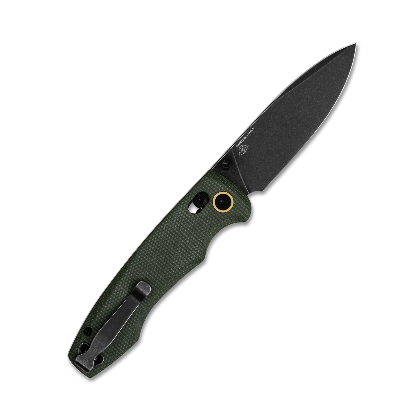 Overture Pocket Knife – Green Micarta