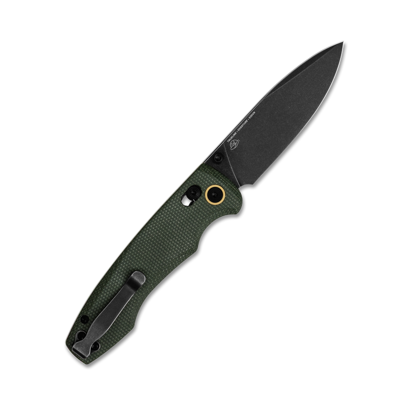 Overture Pocket Knife – Green Micarta