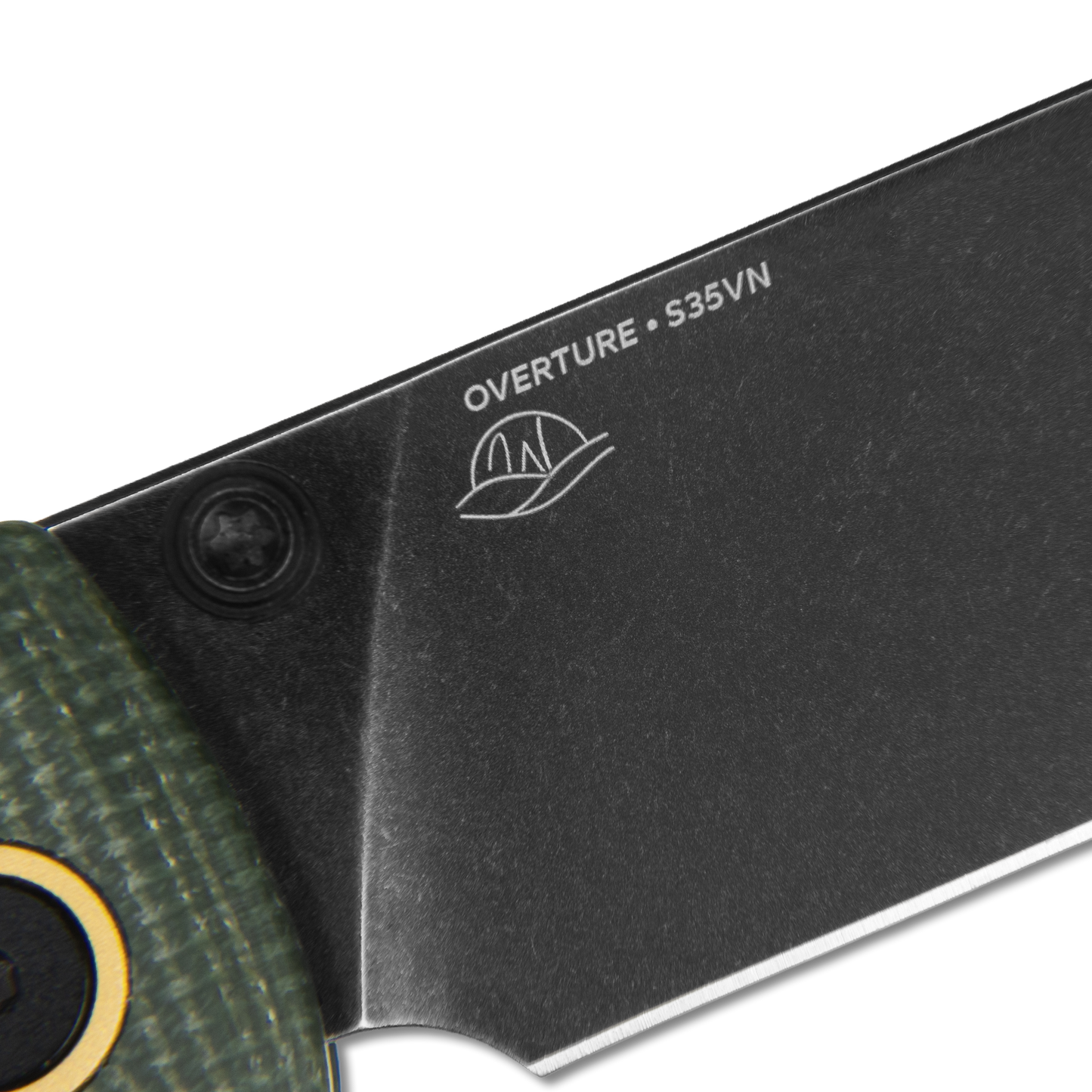 Overture Pocket Knife – Green Micarta