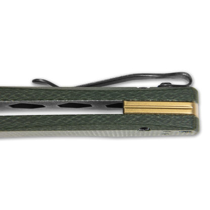 Overture Pocket Knife – Green Micarta