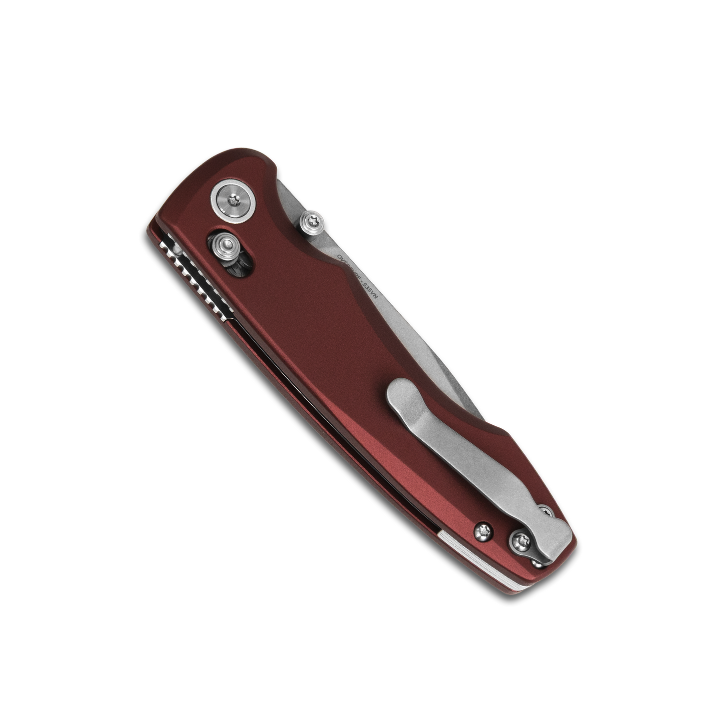 Overture Pocket Knife – Red Aluminum