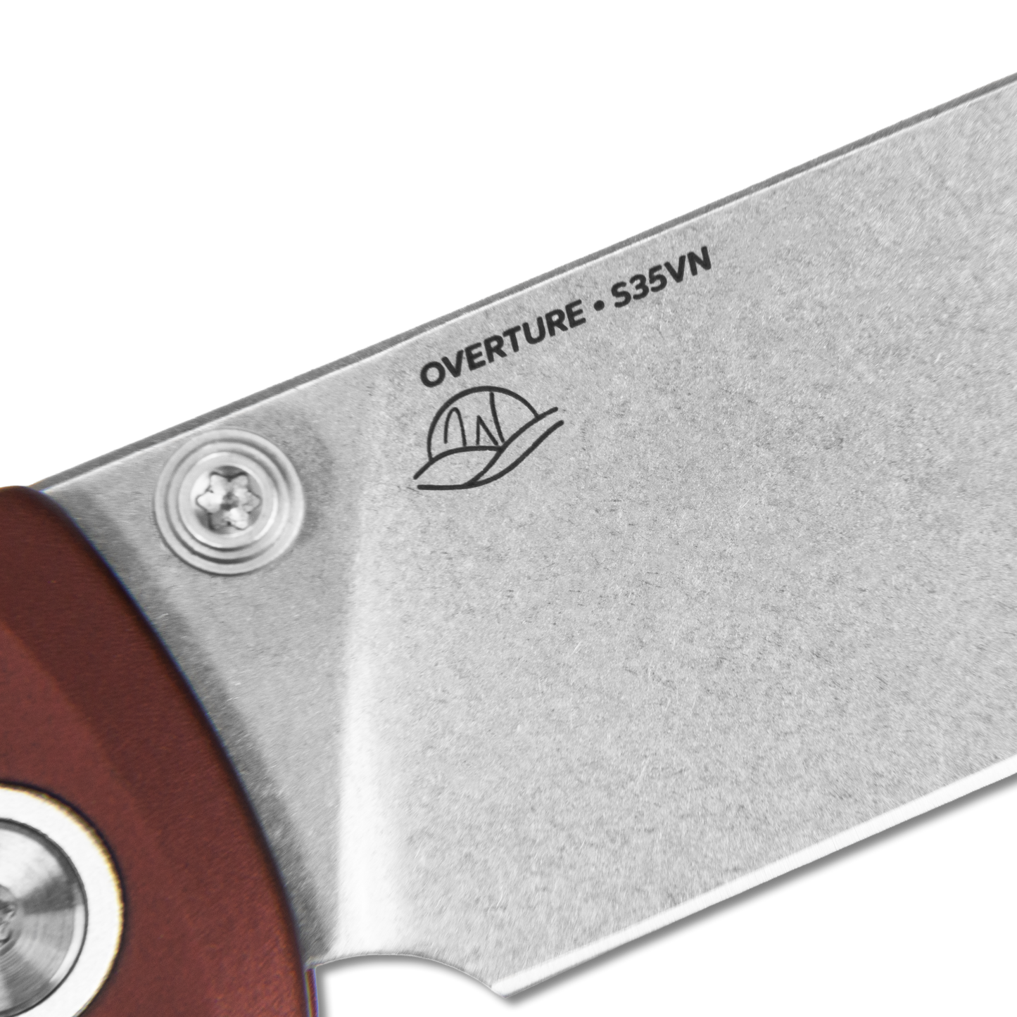 Overture Pocket Knife – Red Aluminum