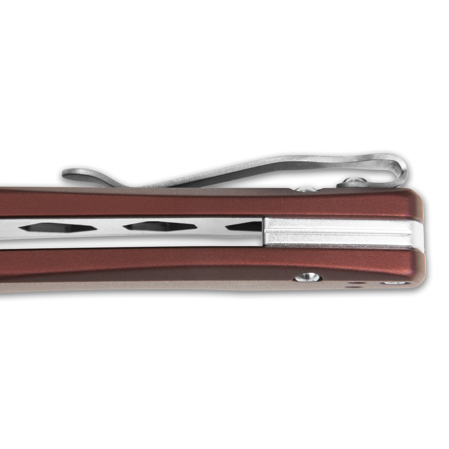 Overture Pocket Knife – Red Aluminum