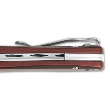Overture Pocket Knife – Red Aluminum