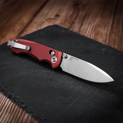 Overture Pocket Knife – Red Aluminum