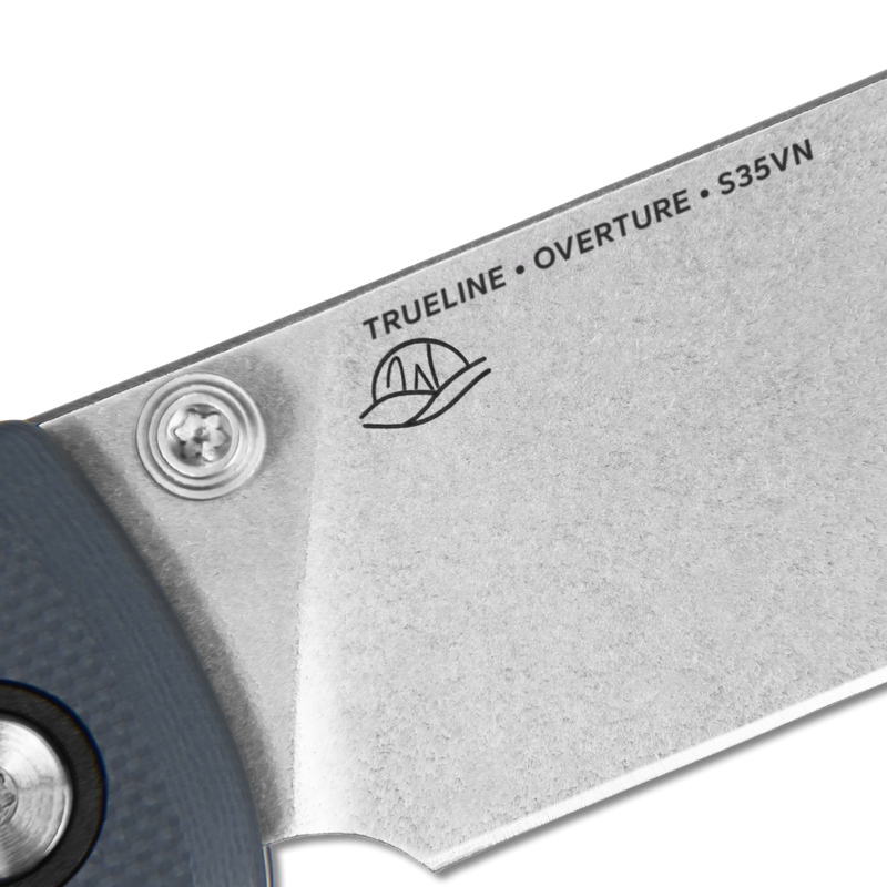Overture Pocket Knife – Slate Gray G10