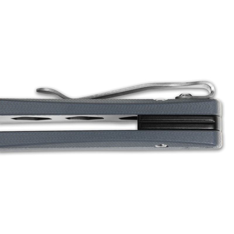 Overture Pocket Knife – Slate Gray G10